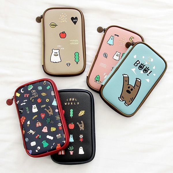 Ghost pop cute illustration pencil case