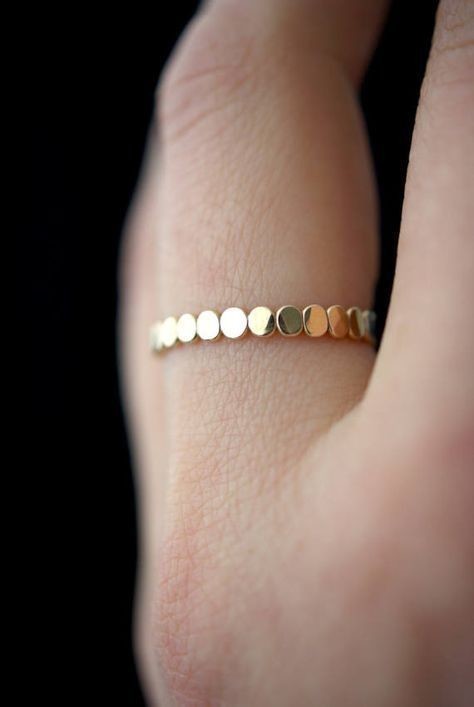 Gold Bead ring