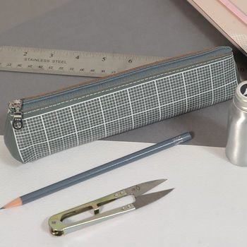 Graph Leather Pencil Case
