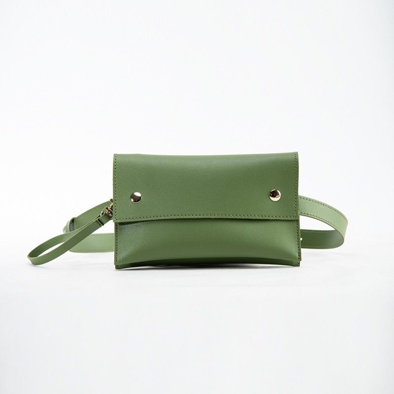 Green Casual Belt Bag