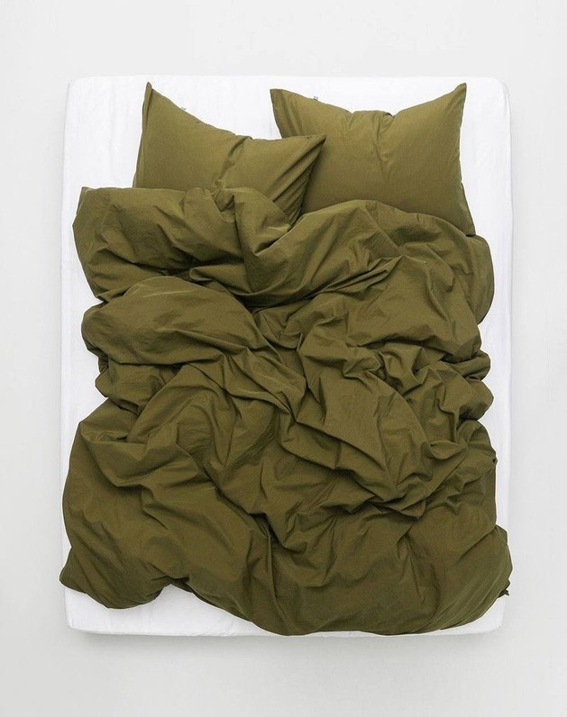 Green Yarn Dyed Vintage Egyptian Cotton Duvet Covers