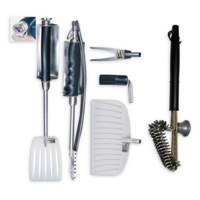 Grill Daddy All-In-One Ultimate Bbq Tool Set Silver