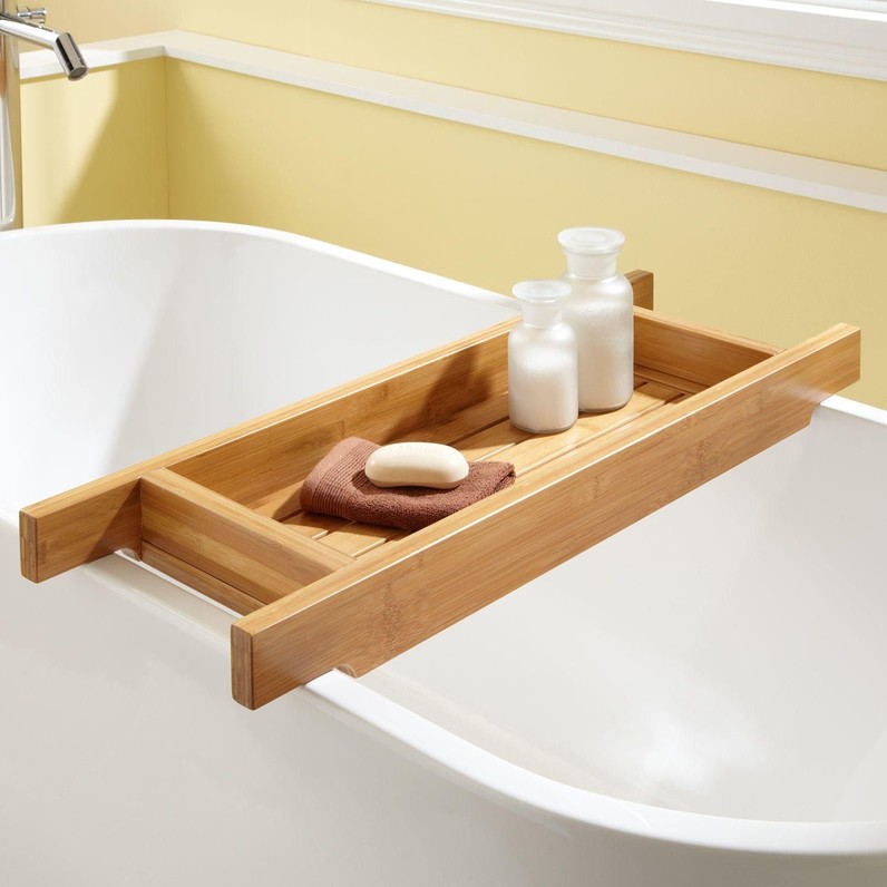 Hancock Bamboo Tub Caddy