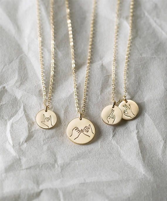 Hand Gestures Necklace
