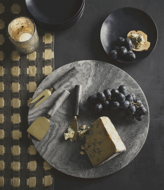 Hayes Black Marble Board