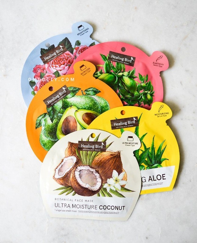 Healing Bird Botanical Face Mask