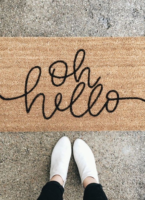 hello welcome mat