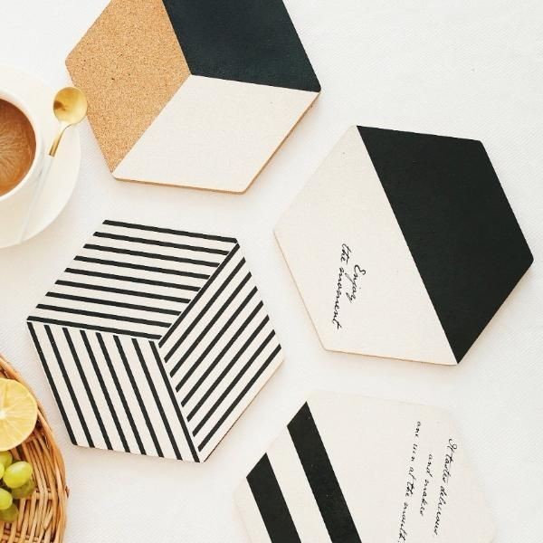 Hexagon Cork Placemat