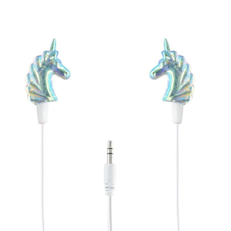 Holographic Unicorn Earphones