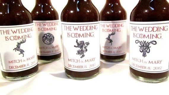 Hot Sauce Set "The Wedding is Coming" Game of Thrones.