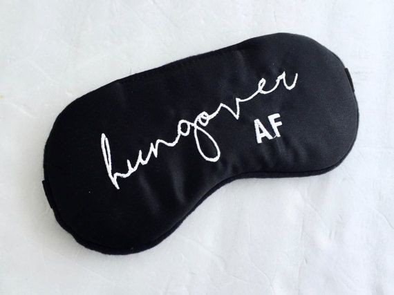 Hungover Satin Sleep Mask