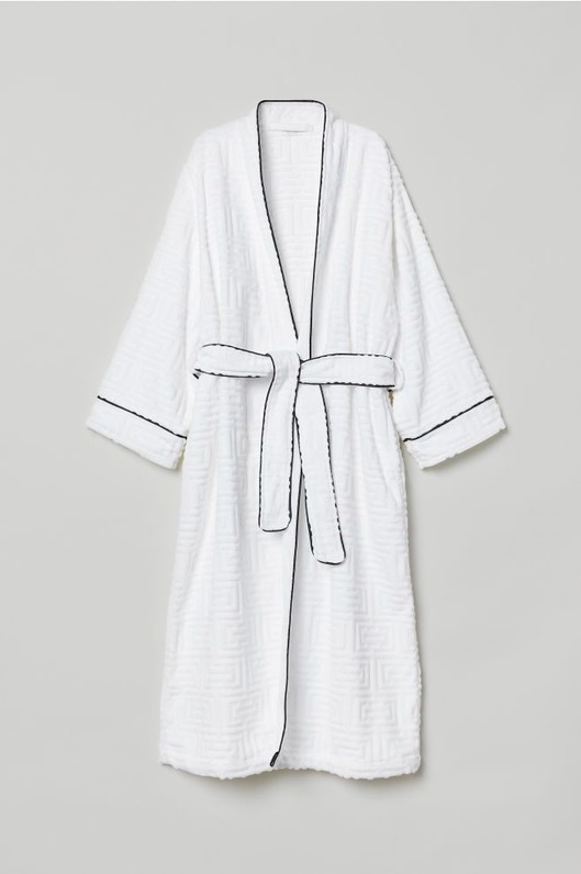 Jacquard-weave Bathrobe H&M