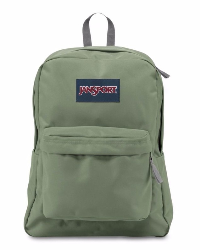 JanSport SuperBreak Backpack (Muted Green)