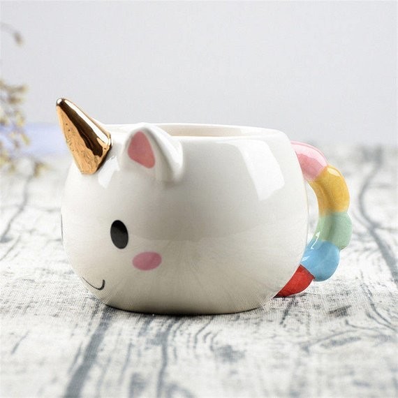 Kawaii Cute Unicorn Mug For Coffee Times