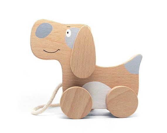 Kids Wooden Toy Dog