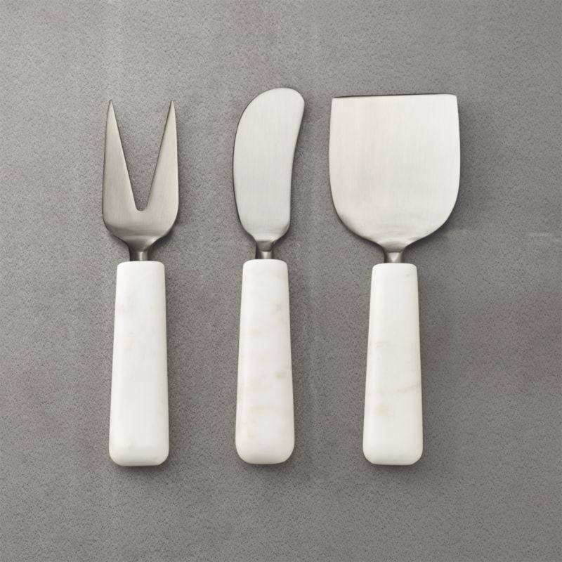 Kimana Marble Cheese Knives Set of 3