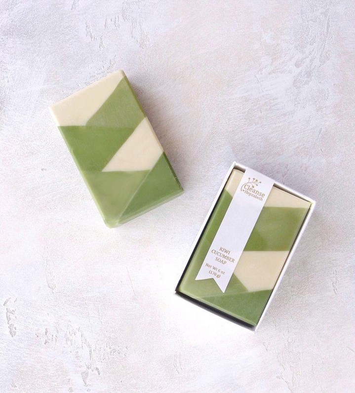 Kiwi Cucumber Soap - Cleanse By Hepzabeth