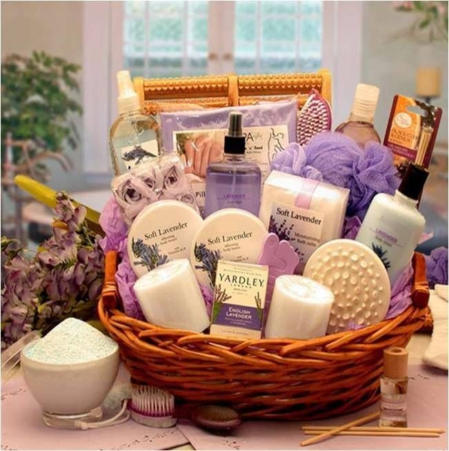 Lavender Spa Gift Basket