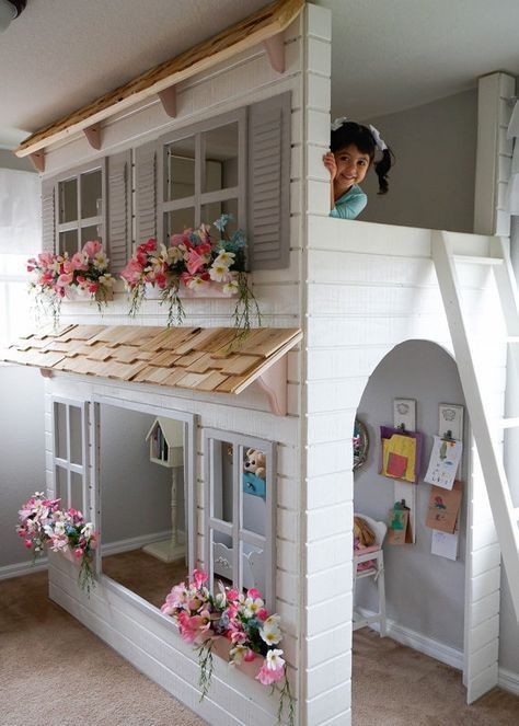 Layla’s Dollhouse Loft Bed