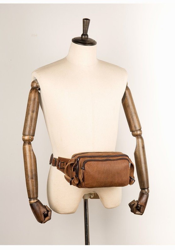 Leather Fanny Belt Bag