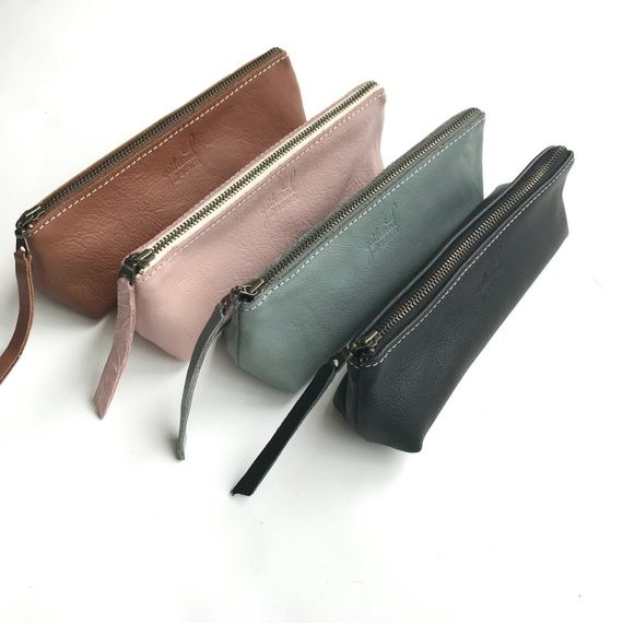 Leather Pencil Pouch - Pencil case
