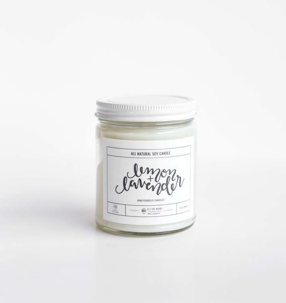 LEMON + LAVENDER Candle - 9 oz.