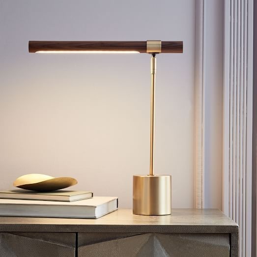 Linear Wood LED Table Lamp