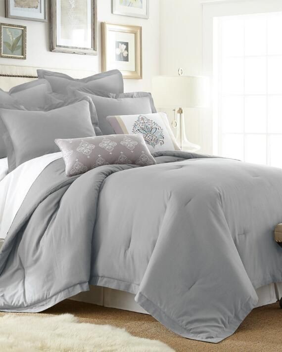 Linen Blend Comforter Set