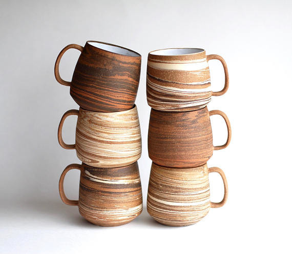 Marbled Clay Mug