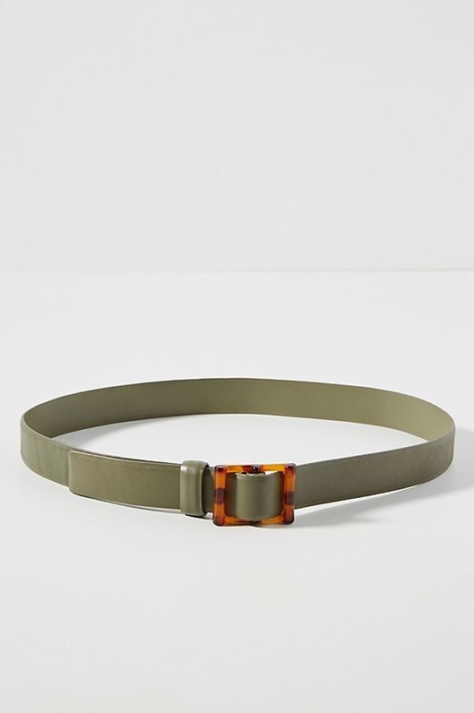 Leather belt