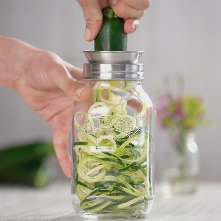 Mason Jar Spiralizer