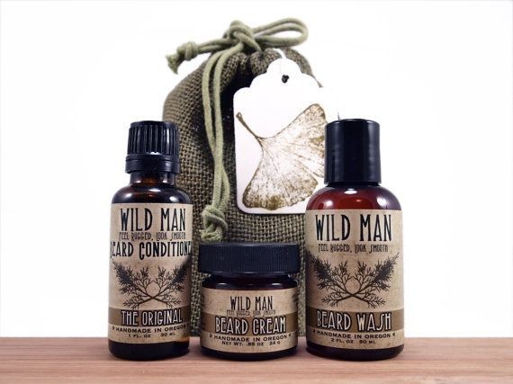 Mens Grooming Kit - Wild Man Beard Gift Set