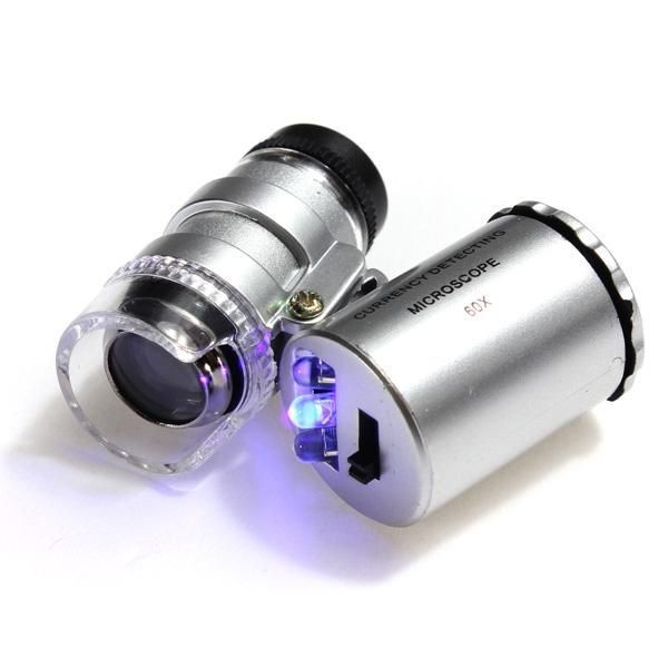 Mini Pocket LED 60X Microscope