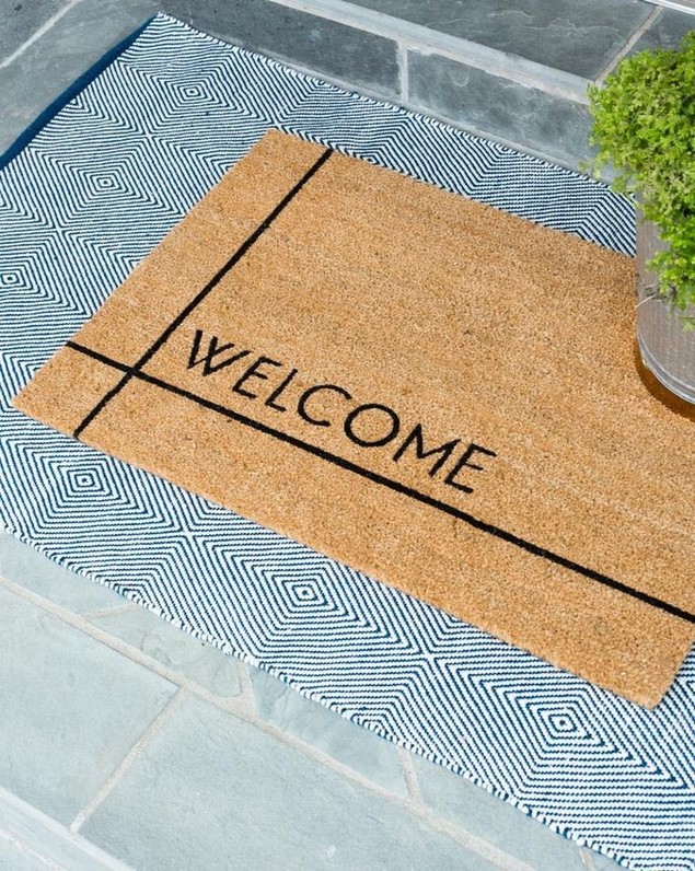 Modern Welcome Doormat