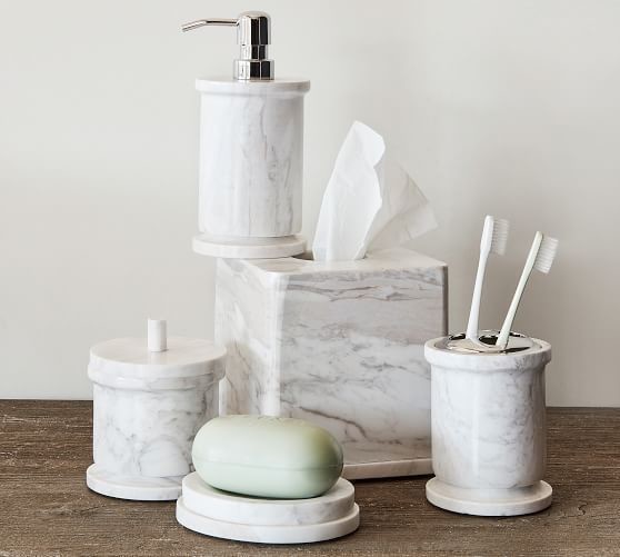 Monique Lhuillier Marble Bath Accessories