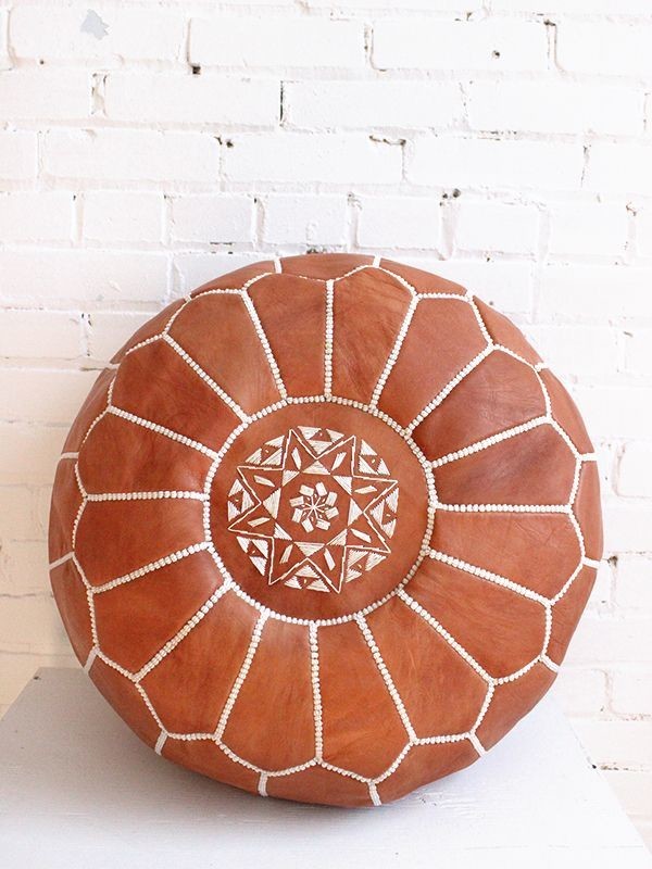 Moroccan Handmade Pouf Footstool