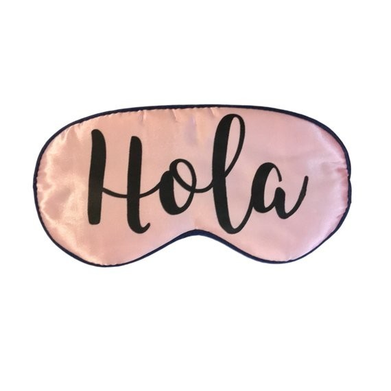 Natural Silk Hola Sleep Mask with Adjustable Strap
