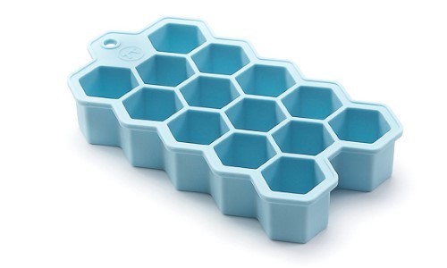Outset Silicone Hexagon Ice Cube Mould/Tray, Small
