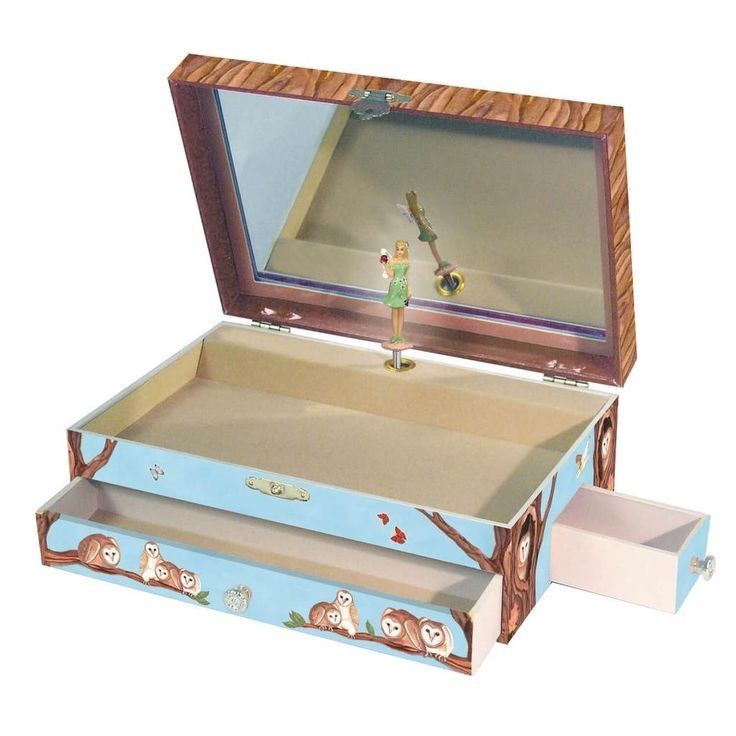 Owl Travellers Music Box