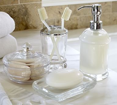 PB Classic Glass Bath Accessories