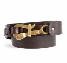Pelican Hook Belt in Tan Leather
