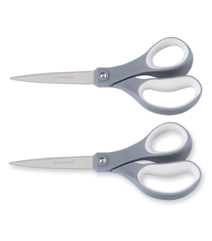 Performance 8” Softgrip Titanium Scissors, 2pk