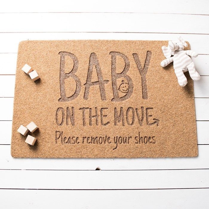 Personalised Outdoor Doormat - Baby On The Move