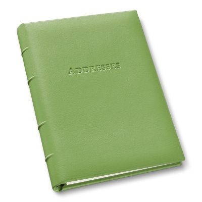 Personalized Leather Address Books