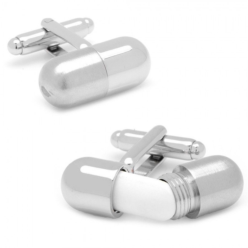 Pill Capsule Cufflinks
