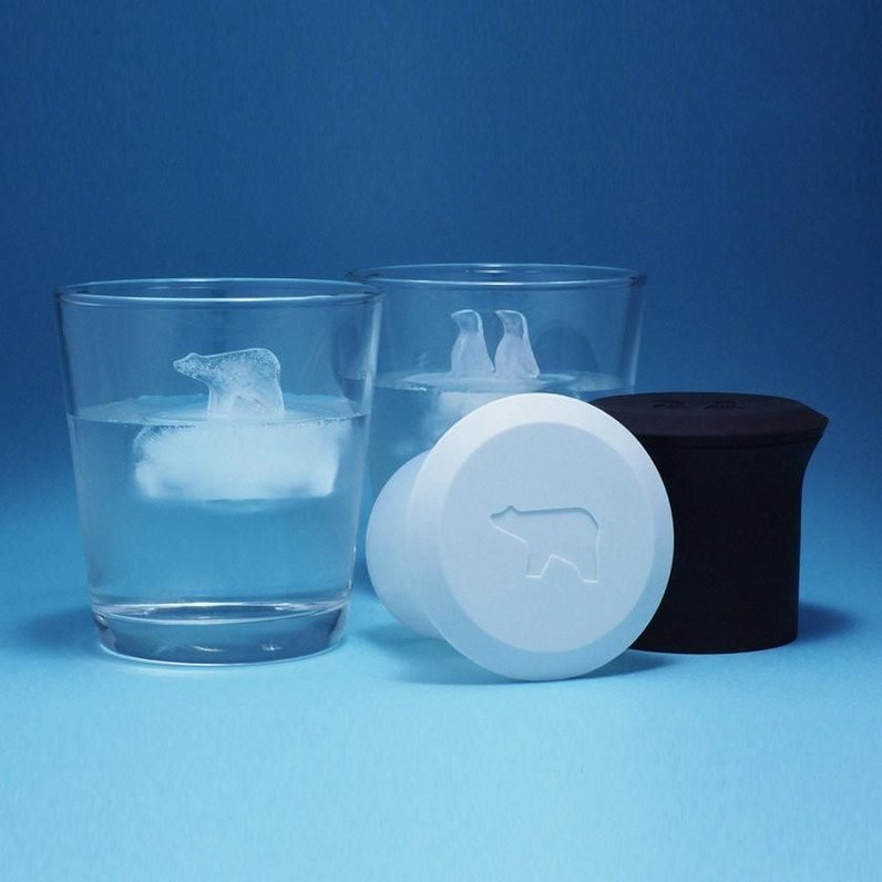 Polar Bear & Penguins Ice Cube Maker