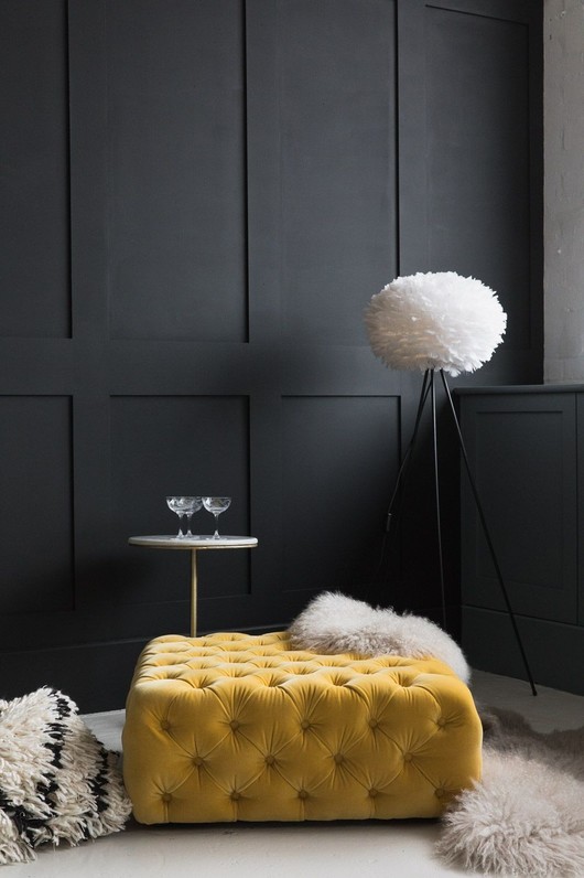 Polly Pouffe - Velvet, Linen or Brushed Cotton