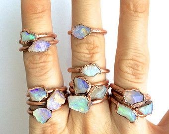 Raw Opal Ring