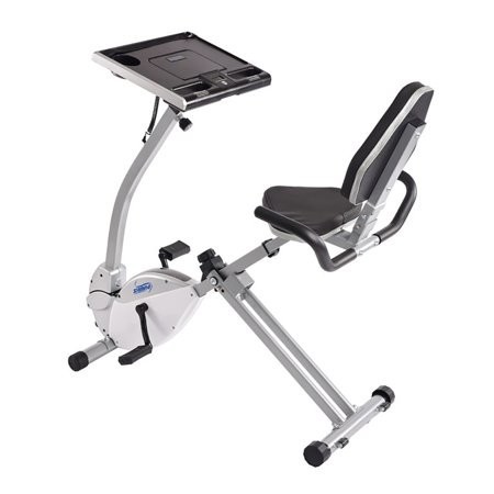 Recumbent Home Exercise Bike Workstation