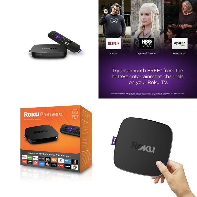 ROKU PREMIER 4K HD STREAMING MEDIA PLAYER